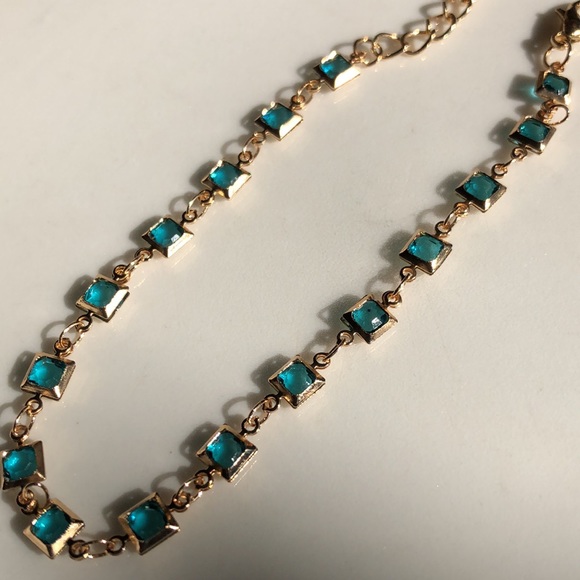 Blue Gold Toned Bracelet - Picture 4 of 7